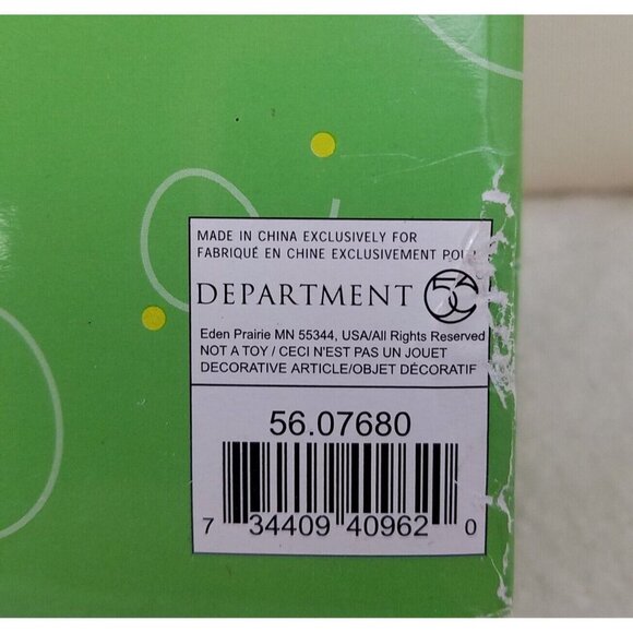 Lollipop sticks Christmas tree ornament department 56 red shoe polka dots - Picture 7 of 7